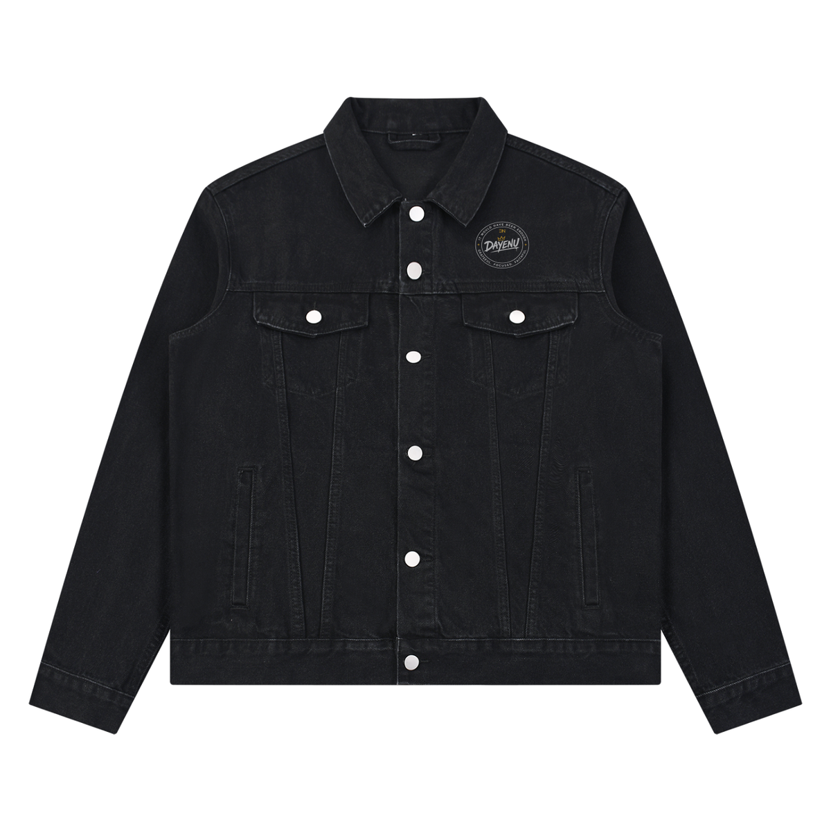 Unisex Vintage Wash Denim Jacket