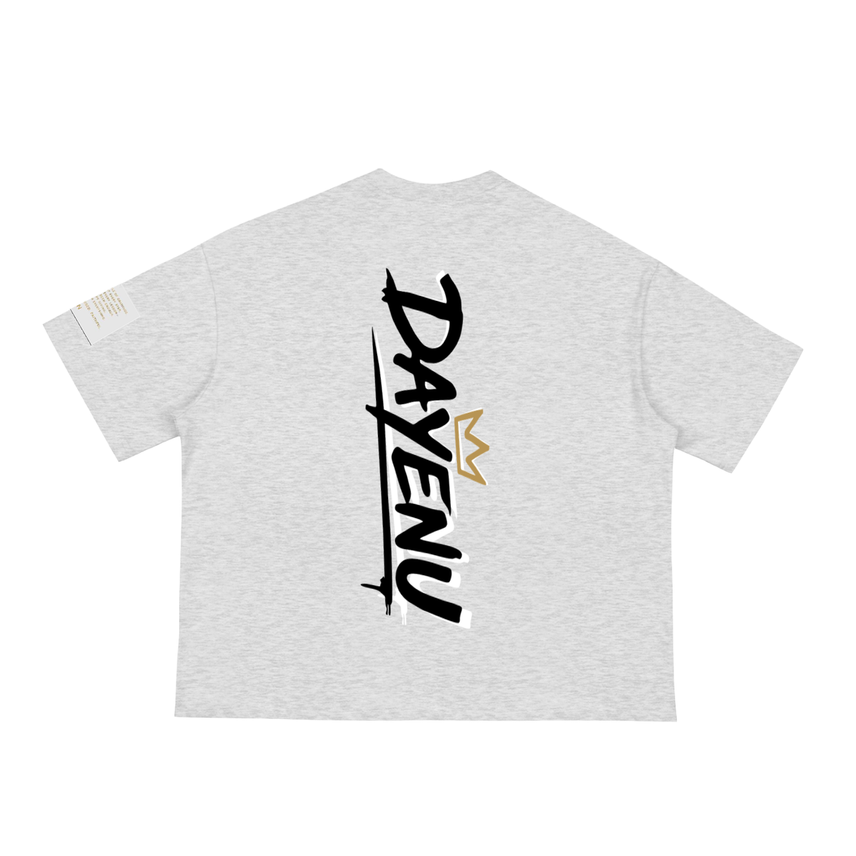 DAYENU White Classic Loose Boxy Tee - Unisex