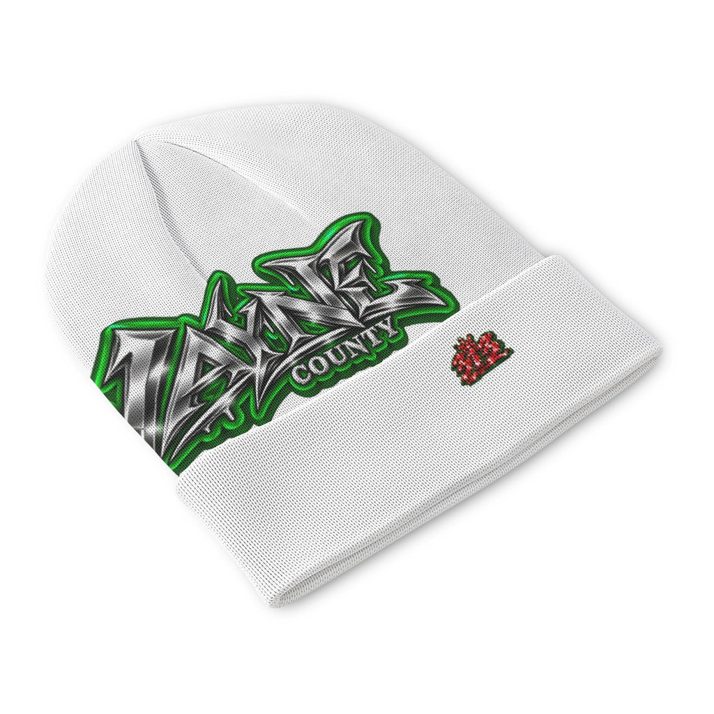 -- WAYNE COUNTY 313  Knitted Winter Hat