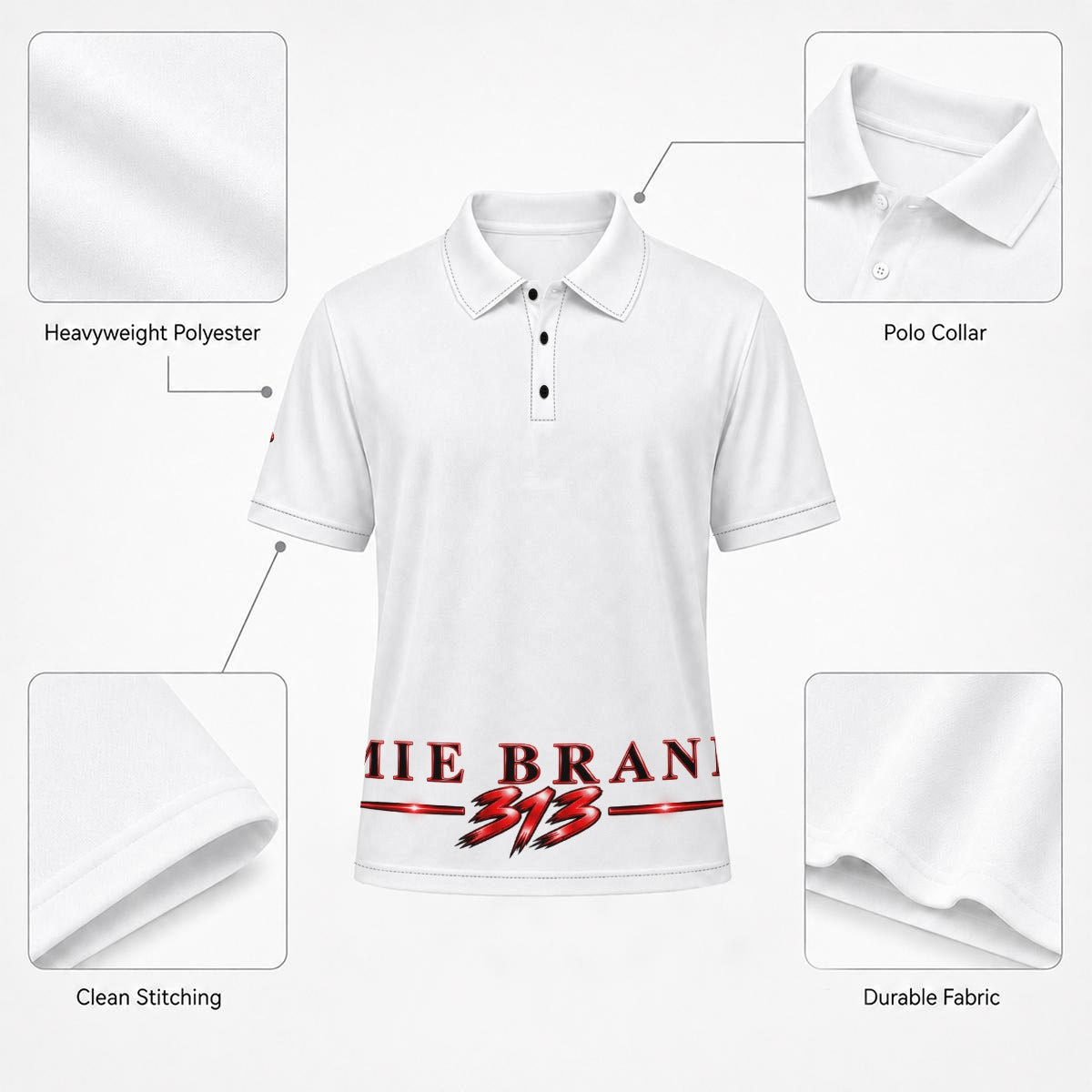 --- MIE BRAND 313 Heavyweight Polo