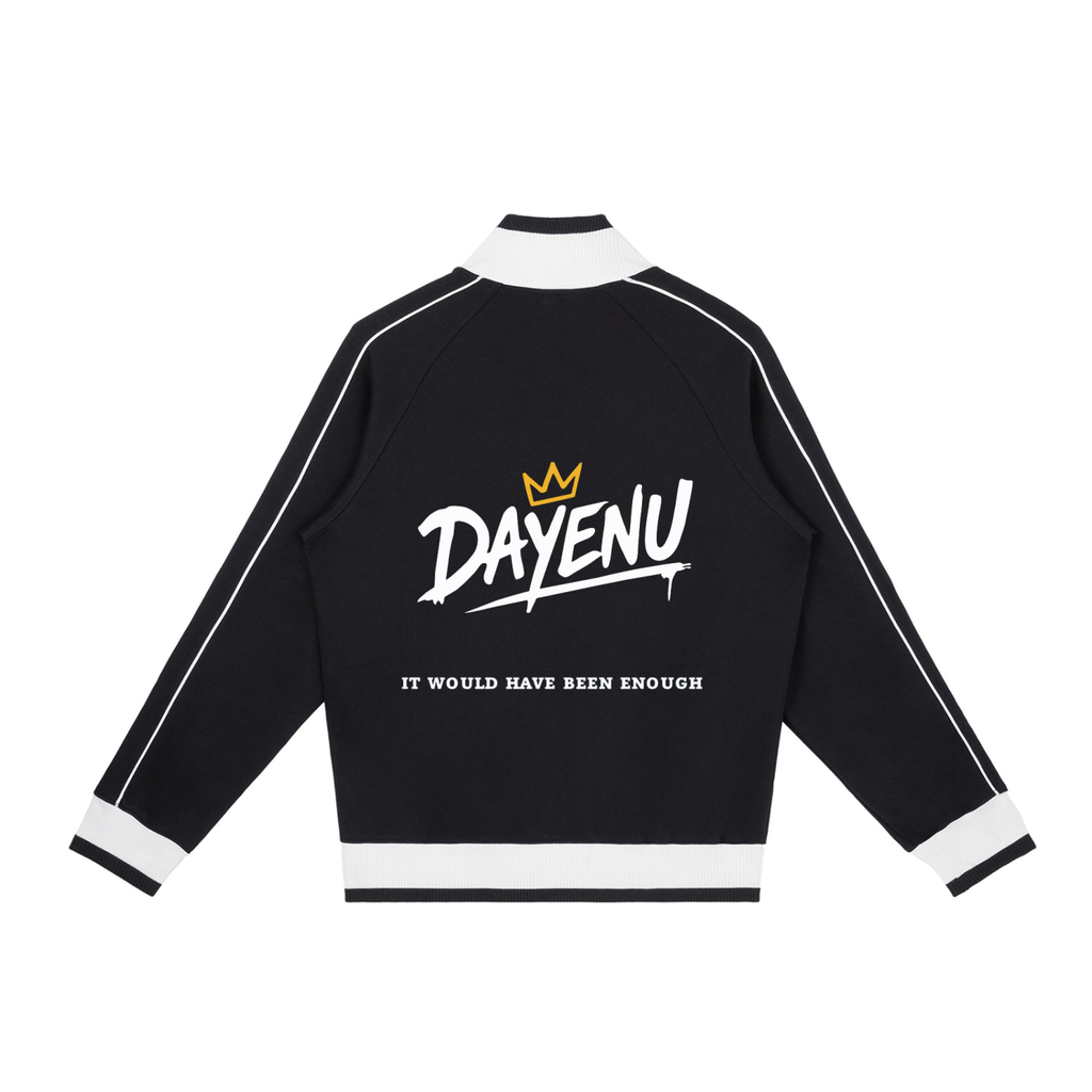 Color Block Raglan Sleeve Zip Track Jacket