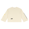 Unisex Waffle Raw Edge T-Shirt - Apricot color