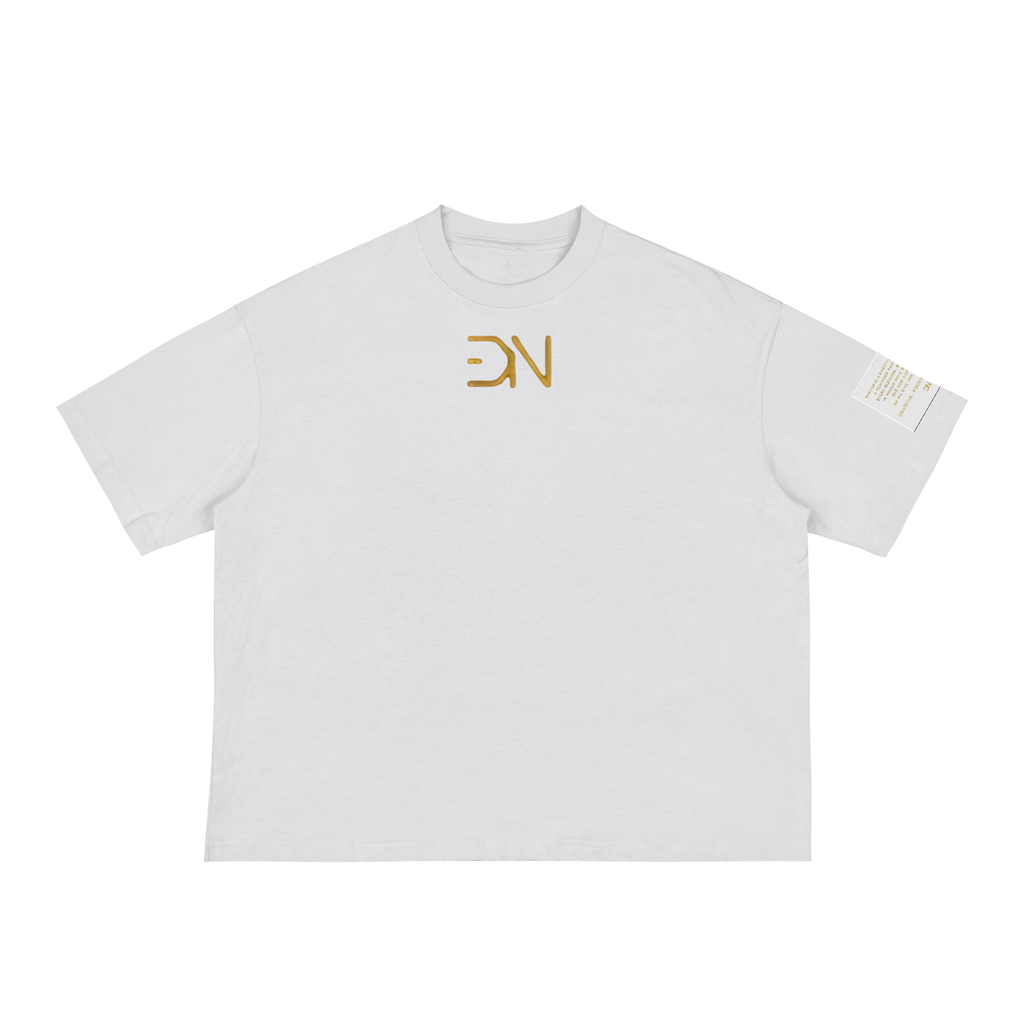 DAYENU White Classic Loose Boxy Tee - Unisex