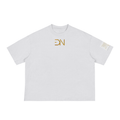 DAYENU White Classic Loose Boxy Tee - Unisex