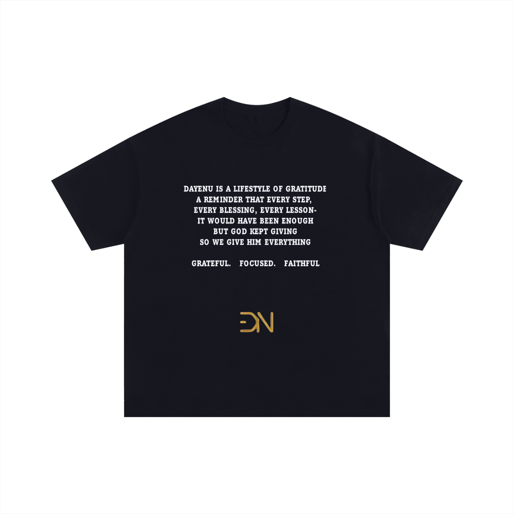 DAYENU Oversized Cotton T-Shirt