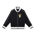 Color Block Raglan Sleeve Zip Track Jacket
