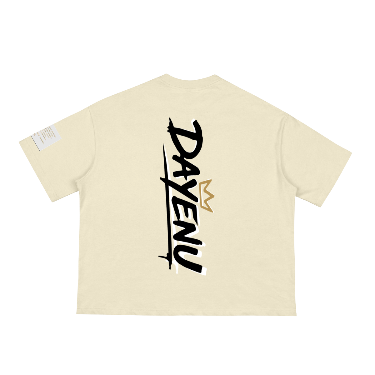 DAYENU White Classic Loose Boxy Tee - Unisex